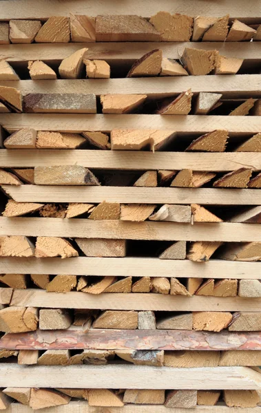 Kilátás Ból Fából Készült Tuskók Zár Megjelöl — Stock Fotó
