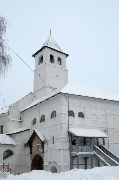 Nézd meg téli orosz ortodox egyház — Stock Fotó