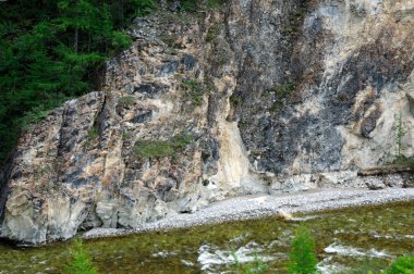 Güzel doğa dağlar manzara