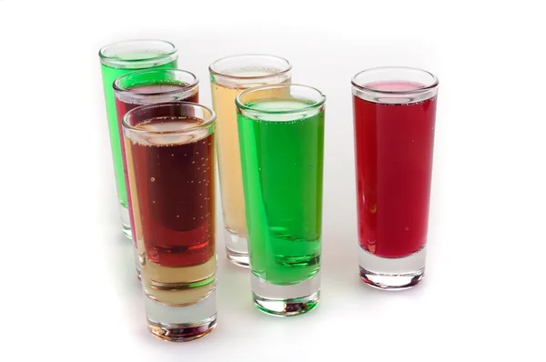 Genomskinligt Glas Kopp Med Kolsyrad Dryck — Stockfoto