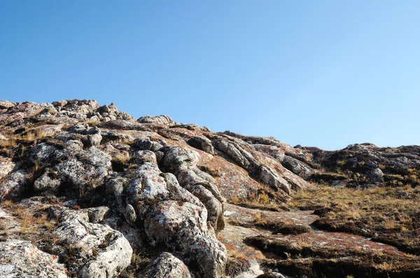 Prachtige Bergen Landschap Weg Met Blauw — Stockfoto