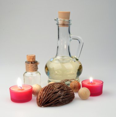 spa aromaterapi kompozisyon izole 