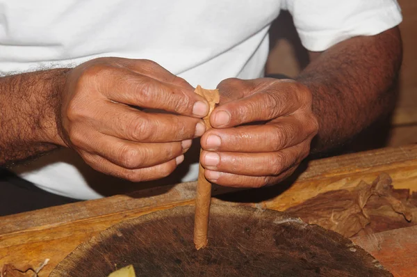 view of hands crafting