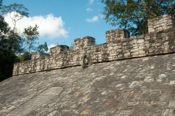 Campo de jogo Maia em Coba Imagem De Stock