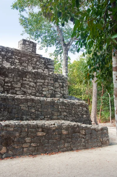 Campo de juego maya en Coba — Foto de Stock