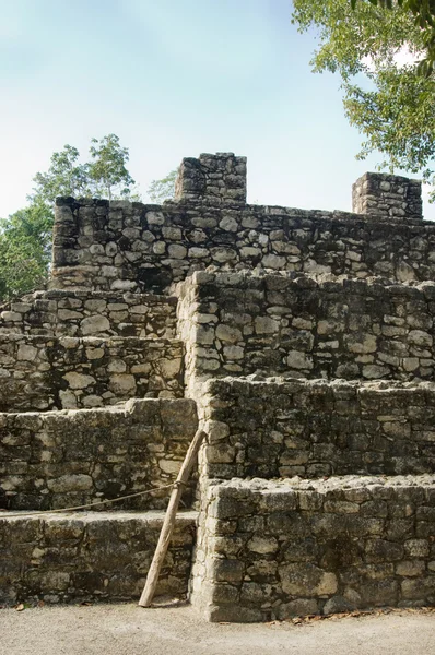 Coba Maya oyun alanı — Stok fotoğraf