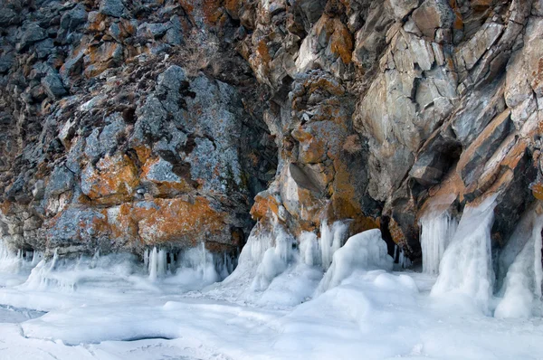 Lac d'hiver Baikal — Photo