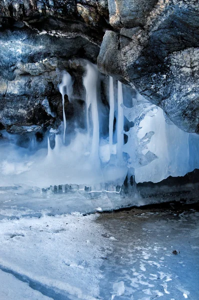 Vintern lake baikal — Stockfoto