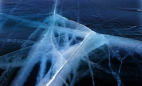 Vintern lake baikal — Stockfoto