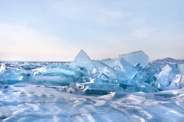 Acqua ghiacciata congelata — Foto Stock