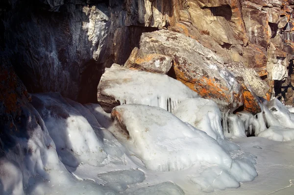 Vintern lake baikal — Stockfoto