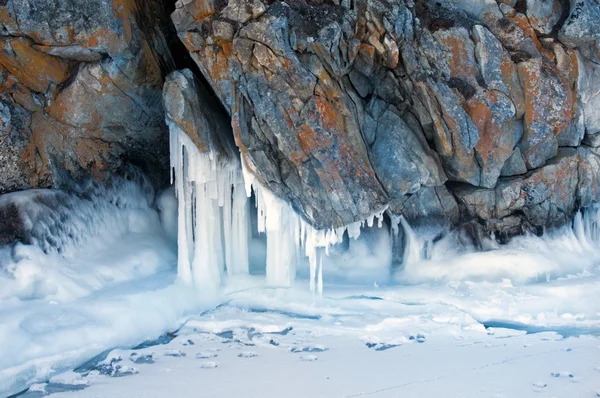 冬天贝加尔湖 — 图库照片