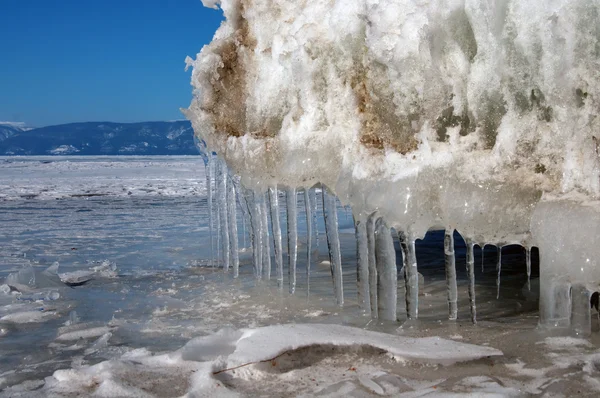 Smältande glaciärer. globala uppvärmningen. Används för toning av fotot. — Stockfoto