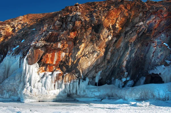 Derretimiento de glaciares. calentamiento global. Tonificación utilizada de la foto . —  Fotos de Stock