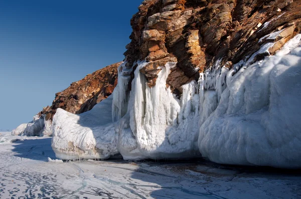Schmelzende Gletscher. Erderwärmung. verwendete Tonung des Fotos. — Stockfoto