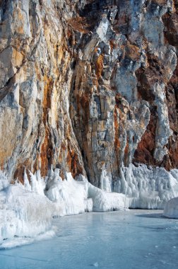Buzullar eriyor. küresel ısınma. Fotoğrafı tonlama kullanılan.