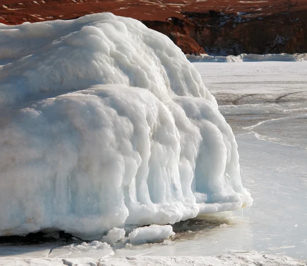 Derretimiento de glaciares. calentamiento global. Tonificación utilizada de la foto . — Foto de Stock