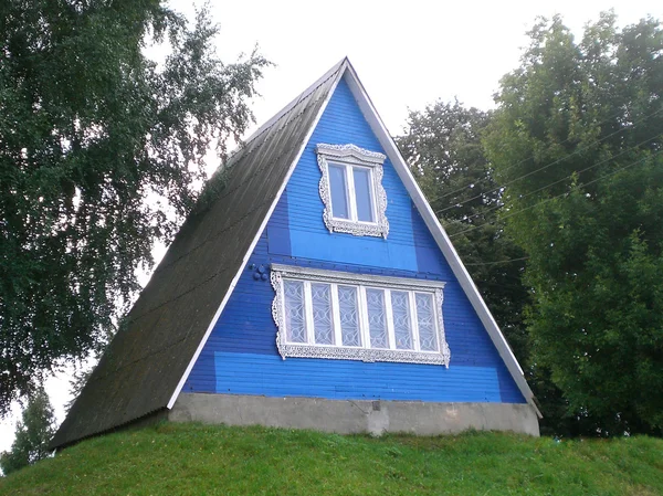 La casa azul — Foto de Stock