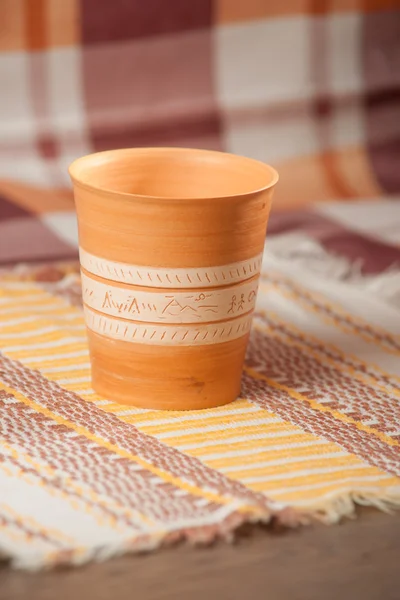 Traditional handcrafted mug — Stock Photo, Image