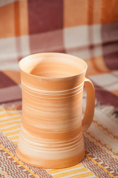 Traditional handcrafted mug — Stock Photo, Image