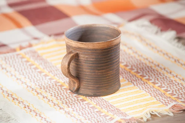 Caneca artesanal tradicional — Fotografia de Stock