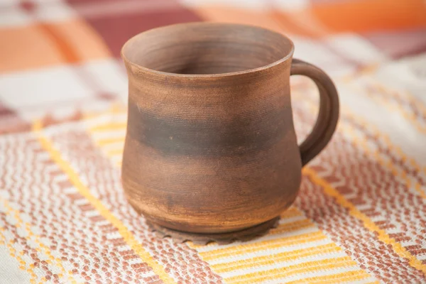 Traditional handcrafted mug — Stock Photo, Image