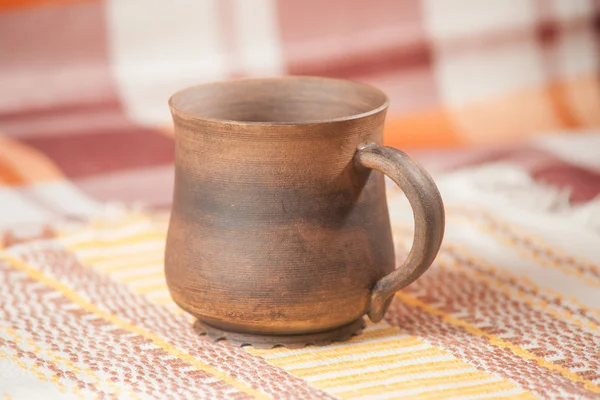 Traditional handcrafted mug — Stock Photo, Image