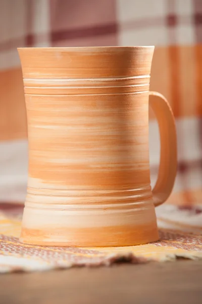 Traditional handcrafted mug — Stock Photo, Image