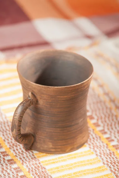 Traditional handcrafted mug — Stock Photo, Image