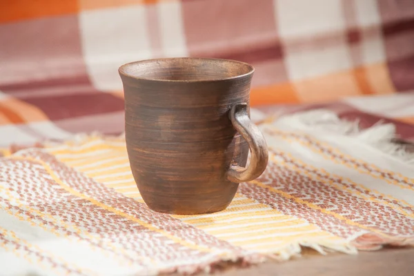 Traditional handcrafted mug — Stock Photo, Image