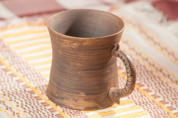 Caneca artesanal tradicional — Fotografia de Stock