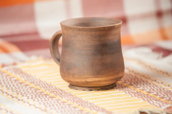 Traditional handcrafted mug — Stock Photo, Image