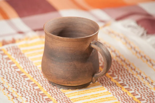 Traditional handcrafted mug — Stock Photo, Image