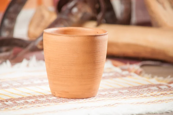 Traditional handcrafted mug — Stock Photo, Image