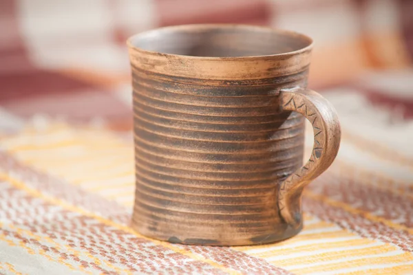 Traditional handcrafted mug — Stock Photo, Image