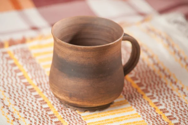 Traditional handcrafted mug — Stock Photo, Image