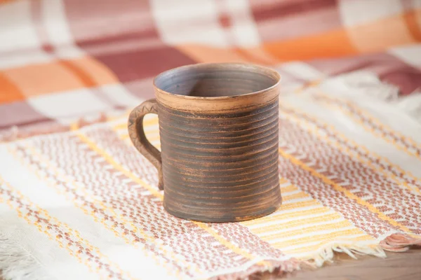 Caneca artesanal tradicional — Fotografia de Stock