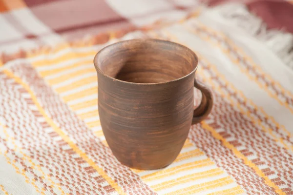 Traditional handcrafted mug — Stock Photo, Image