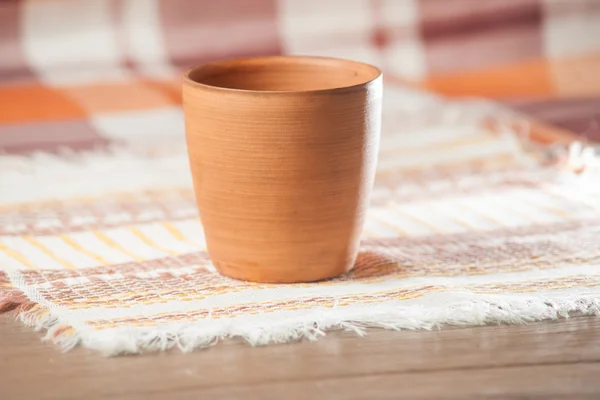 Traditional handcrafted mug — Stock Photo, Image