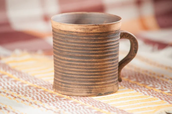 Traditional handcrafted mug — Stock Photo, Image