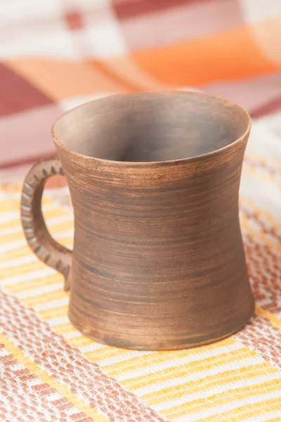 Traditional handcrafted mug — Stock Photo, Image