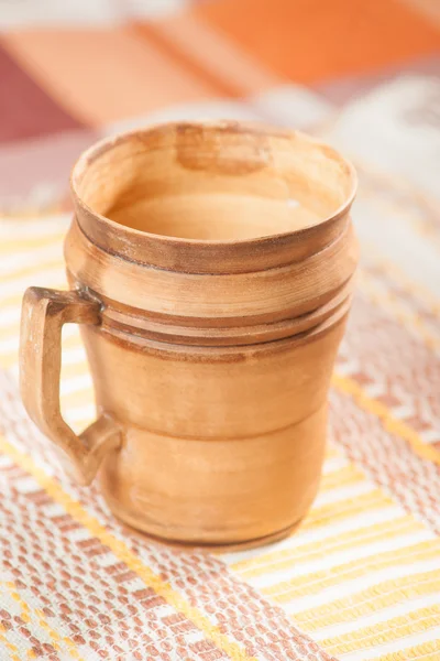 Traditional handcrafted mug — Stock Photo, Image