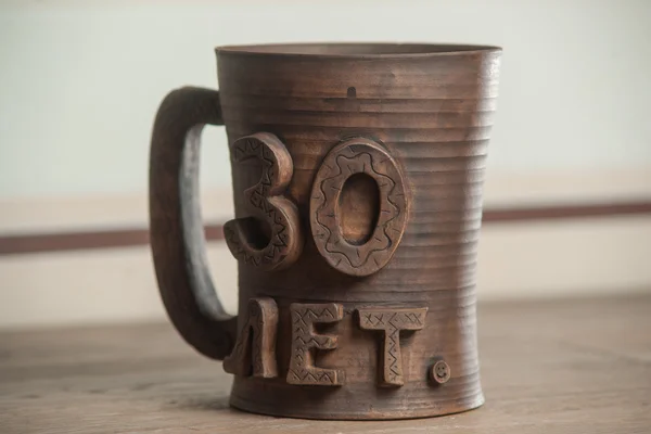 Traditional handcrafted mug — Stock Photo, Image