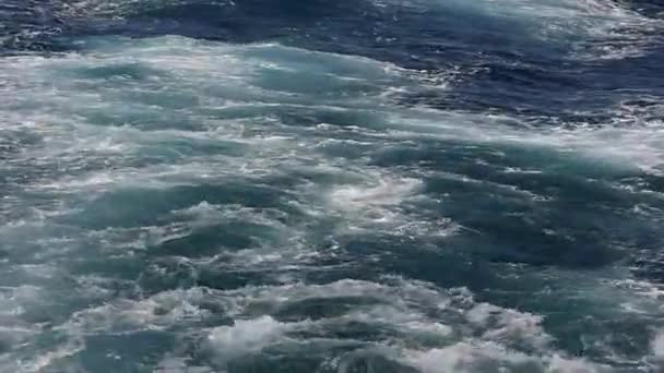 Beaglekanaal verlaten van de haven — Stockvideo