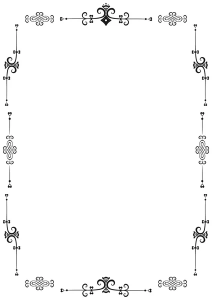 Cornice vettoriale floreale — Vettoriale Stock