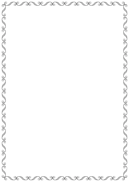 Floral vector frame Stock Vector