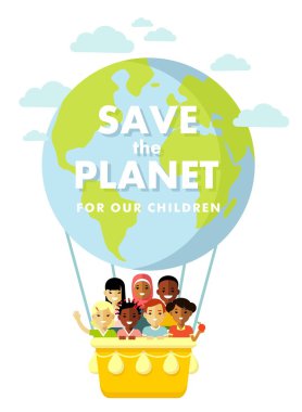 Planet Earth çocuk kavramı