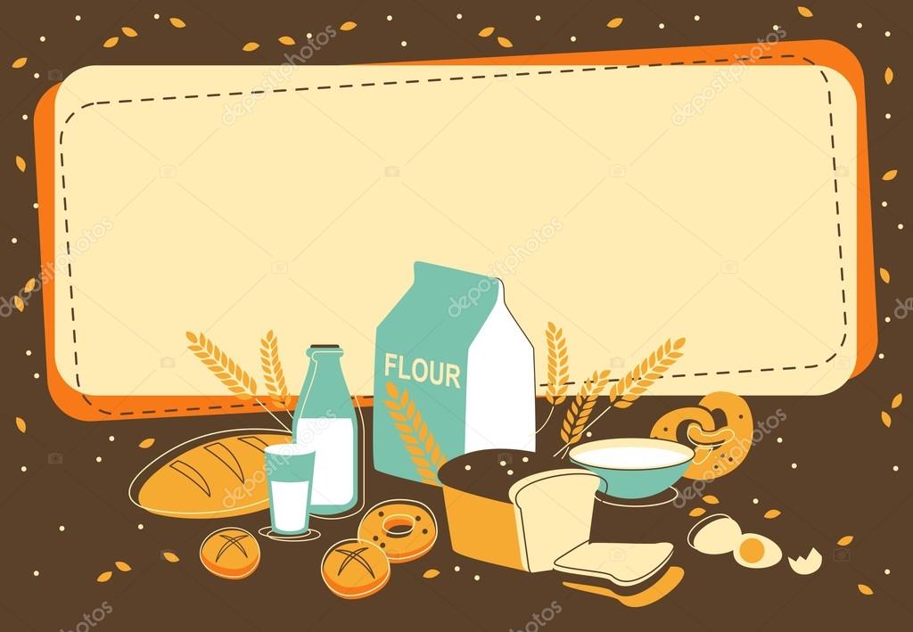 Bakery background Stock Vector Image by ©evellean #61039223