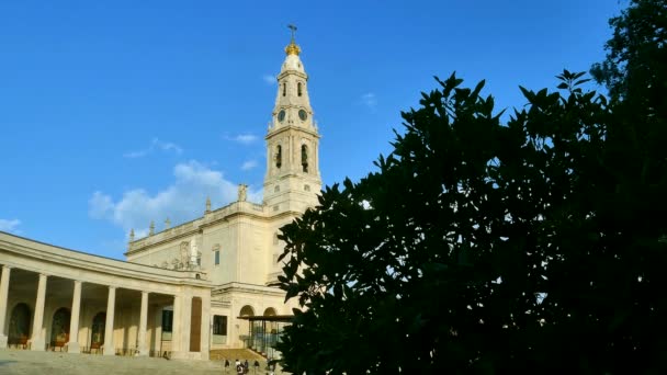 The Fatima Sanctuary, Portugal — Stock Video