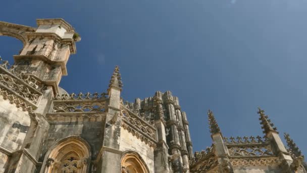 Batalha kloster, portugal — Stockvideo